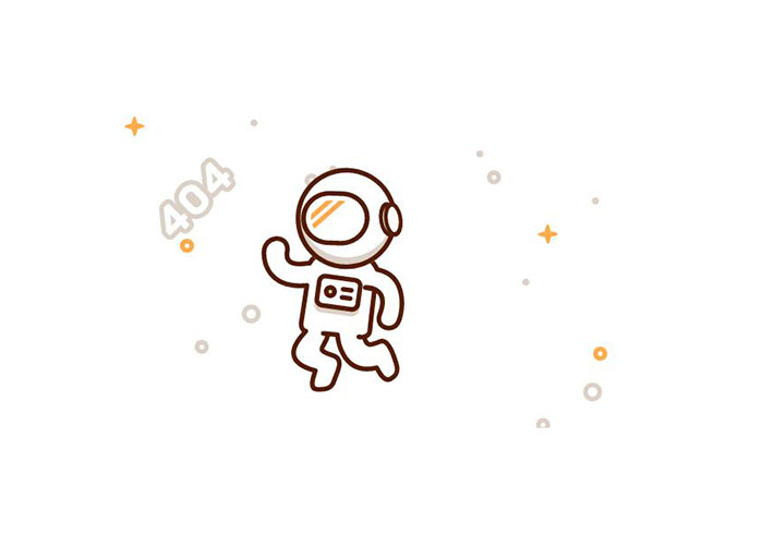 html5svg太空人404動畫頁面網(wǎng)站模板
