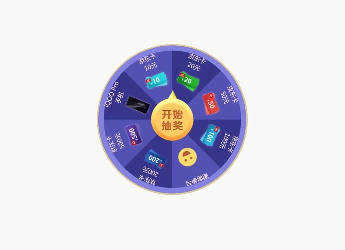 jQuery隨機大轉盤抽獎網頁代碼下載