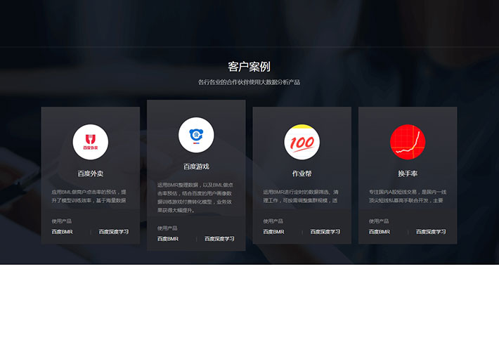 css3大氣的企業案例圖文布局代碼網頁代碼素材