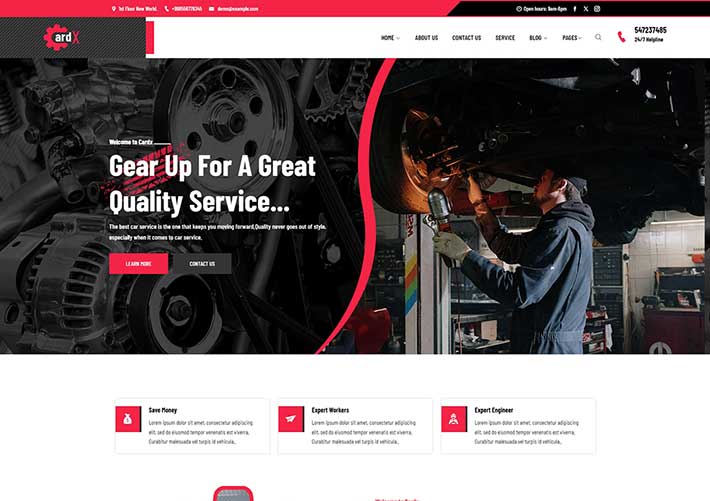 響應式HTML5汽車服務公司宣傳網(wǎng)站網(wǎng)頁源碼模板