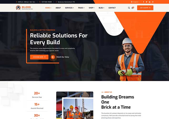 HTML5建筑公司工程建設(shè)企業(yè)官網(wǎng)網(wǎng)站網(wǎng)頁(yè)源碼模板